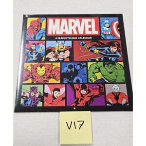 2025 Marvel Comics Wall Calendar